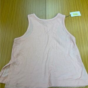 Women's Terry Tank Top - A New Day Blush Light Pink Size Medium
